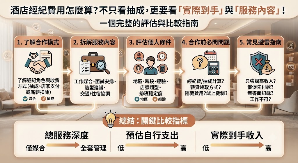 酒店經紀費用怎麼算？合作模式、抽成方式與報價避雷指南