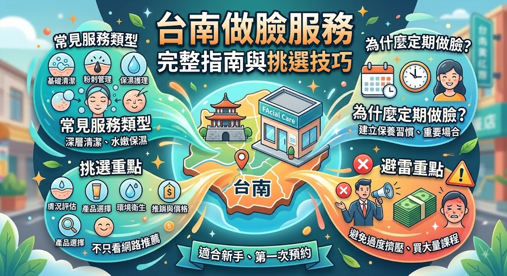 台南做臉怎麼選？第一次預約前必看的完整指南
