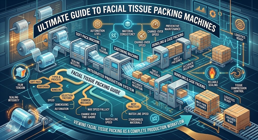 Facial Tissue Packing Machine Guide: Types, Features, Process, and Selection