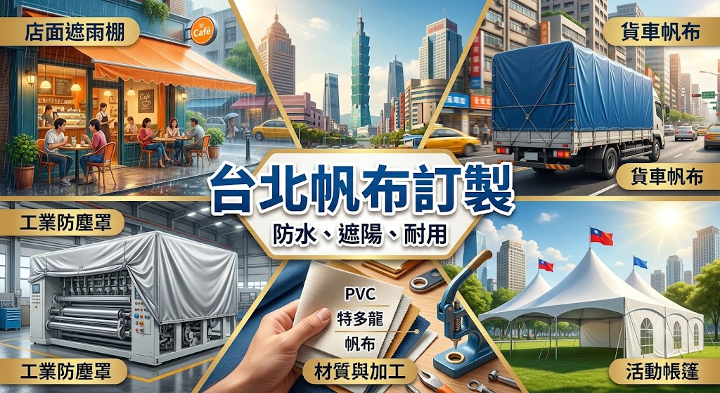 台北帆布怎麼找？帆布訂製、用途、材質、價格與廠商挑選完整指南