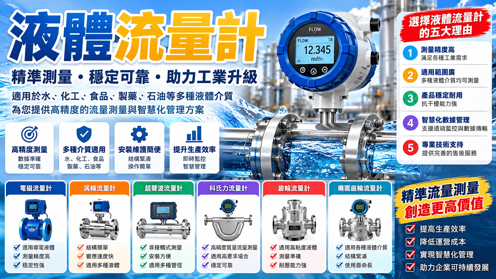 液體流量計不準怎麼辦？8 步驟排查流量異常、常見故障原因與改善方法